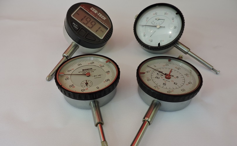 Micrómetros, Verniers e indicadores de carátula
